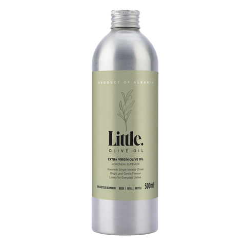 koroneiki superior evoo aluminium bottle