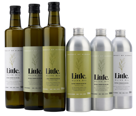 little olive oil albanian extra virgin olive oil collection