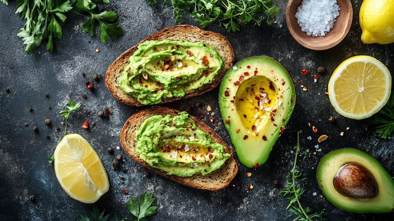 avocado on toast with chilli