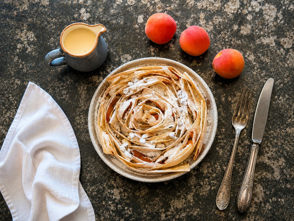 Apricot and Custard Filo Tart Recipe