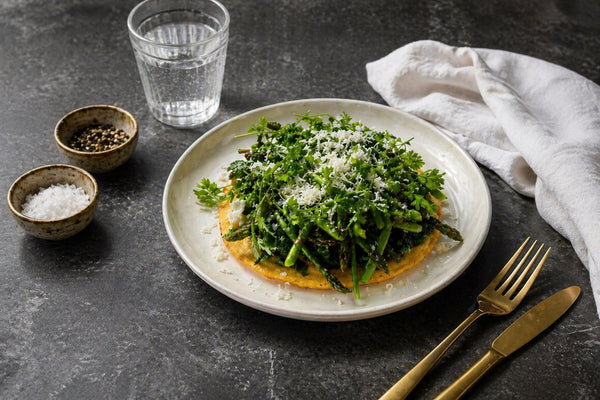 Wild Asparagus, Nettle and Feta Pispilit Recipe
