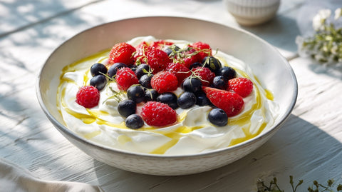Lemon Yoghurt and Berry Bowl Recipe