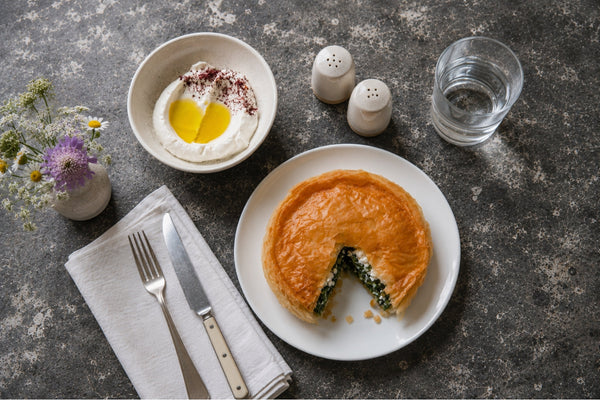 Wild Green Bourek with Strained Yoghurt Recipe