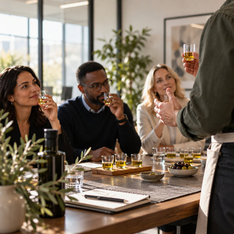 extra virgin olive oil corporate tasting event at your office