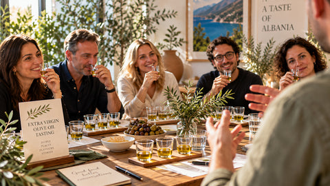 extra virgin olive oil corporate tasting event group
