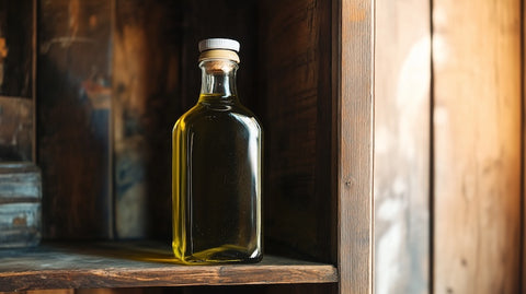 how to store extra virgin olive oil bottle in cupboard
