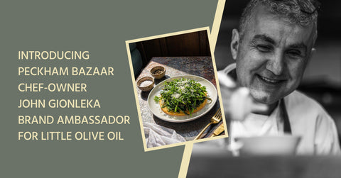 john gionleka brand ambassador little olive oil