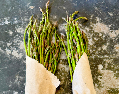 new season asparagus for seaonal cooking